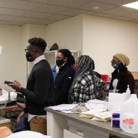 People watching in room